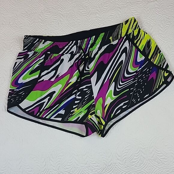 Fabletics Carnival Print Carrie Colorful Running Shorts size S EUC - Picture 1 of 9